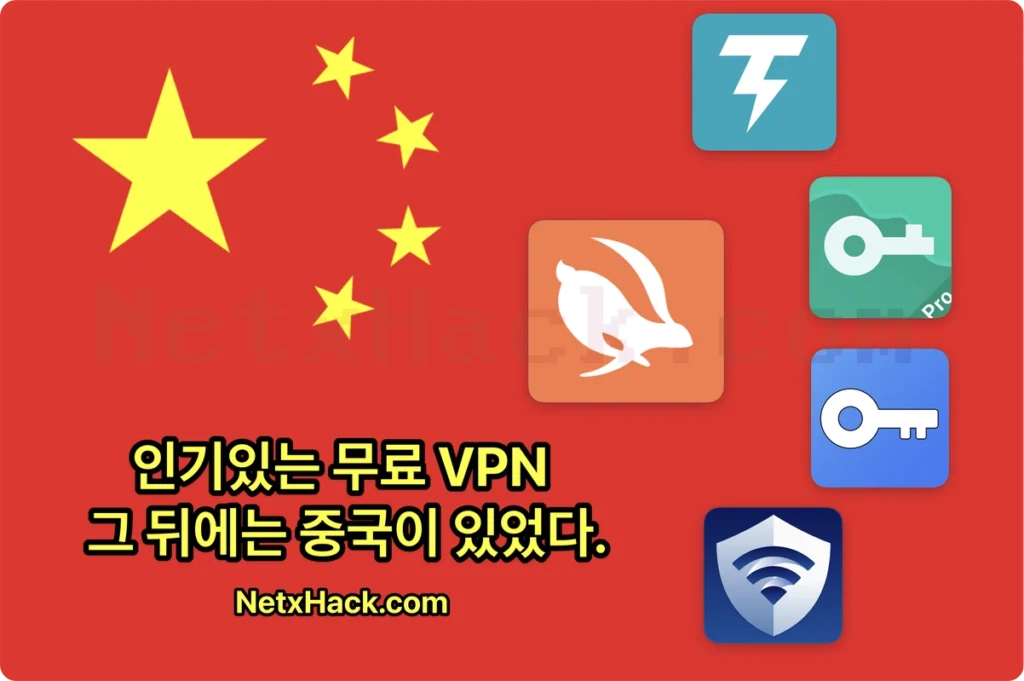 인기 무료 VPN 순위 TOP5 위험성과 중국 연관성