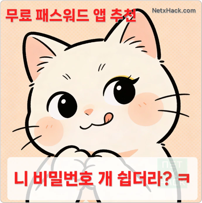 무료 패스워드 관리자 앱 추천 - 비밀번호 관리 프로그램 꼭 사용해야 합니다.